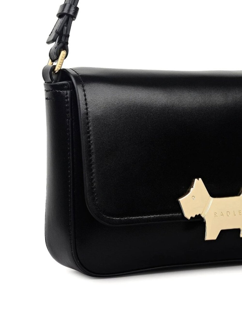 Radley London Percy Grove Medium Flapover Crossbody Bag - Black - Picture 3 of 7